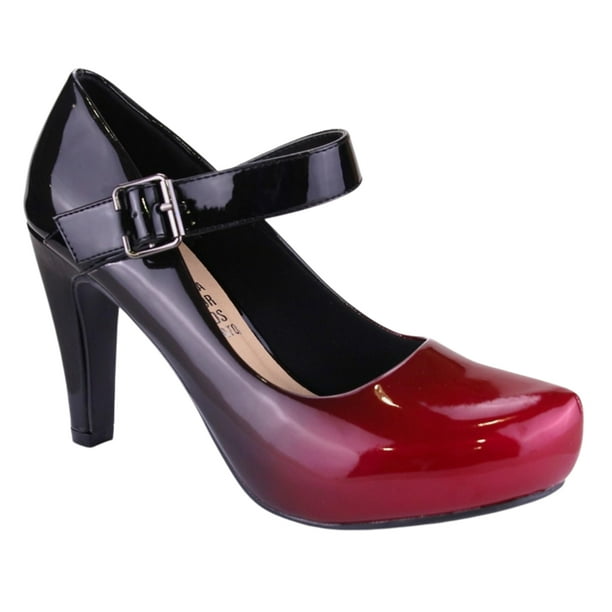 Zapato Chalada Mujer Fashion-91 Burdeo Moda