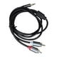 thumbnail image 4 of Cable De Audio Estable De 3 5mm A 2 Rca Y Para Altavoz Tv Auriculares 2m, 4 of 5