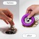 thumbnail image 5 of Protector de desagüe para tina TUB RING, atrapapelos y colador, morado, 5 of 8