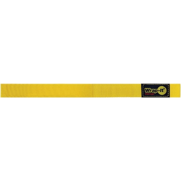Cable Wrap-It Storage, 30 cm, amarillo, 12 pulgadas de largo