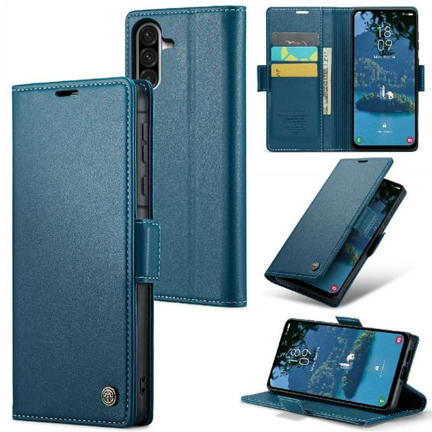 CaseMe tipo cartera Samsung Galaxy A16 5G con cierre magnético, RFID, tarjetero, soporte, carga inalámbrica