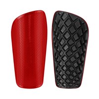 Frc - Canilleras De Futbol Talla Adulto Con Diseño Texturizado Rojo