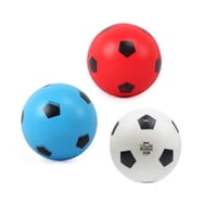 Vipnetwork - Set 3 Pelotas Inflable Diseño Futbol - Blanco Azul Rojo