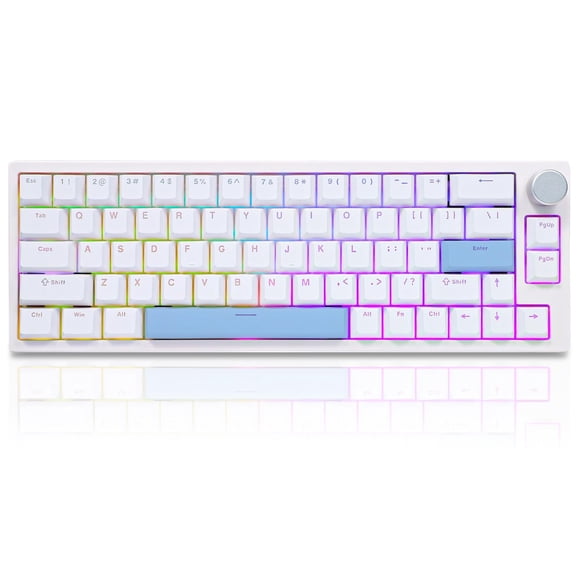 Teclado BOYI 66Pro con interruptores magnéticos RGB HotSwap con cable