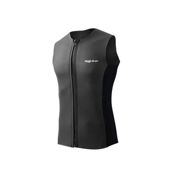 Traje De Neopreno Superior Traje De Baño Térmico Sin Mangas Para Natación Deportes Acuáticos Snorkel L