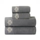 thumbnail image 1 of 1/2/4pcs Cotton Material Thickened Embroidered Towel Set, Crown Pattern Soft Absorbent And Not Faded, 13.7*29.5in Hand Towel And 27.6*55in Bath Towel Set, Suitable For Family Use, 1 of 5