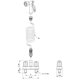 thumbnail image 5 of Grifo Dura Faucet DF-SA186-WT con conexión rápida y manguera de 4.5 m, 5 of 8