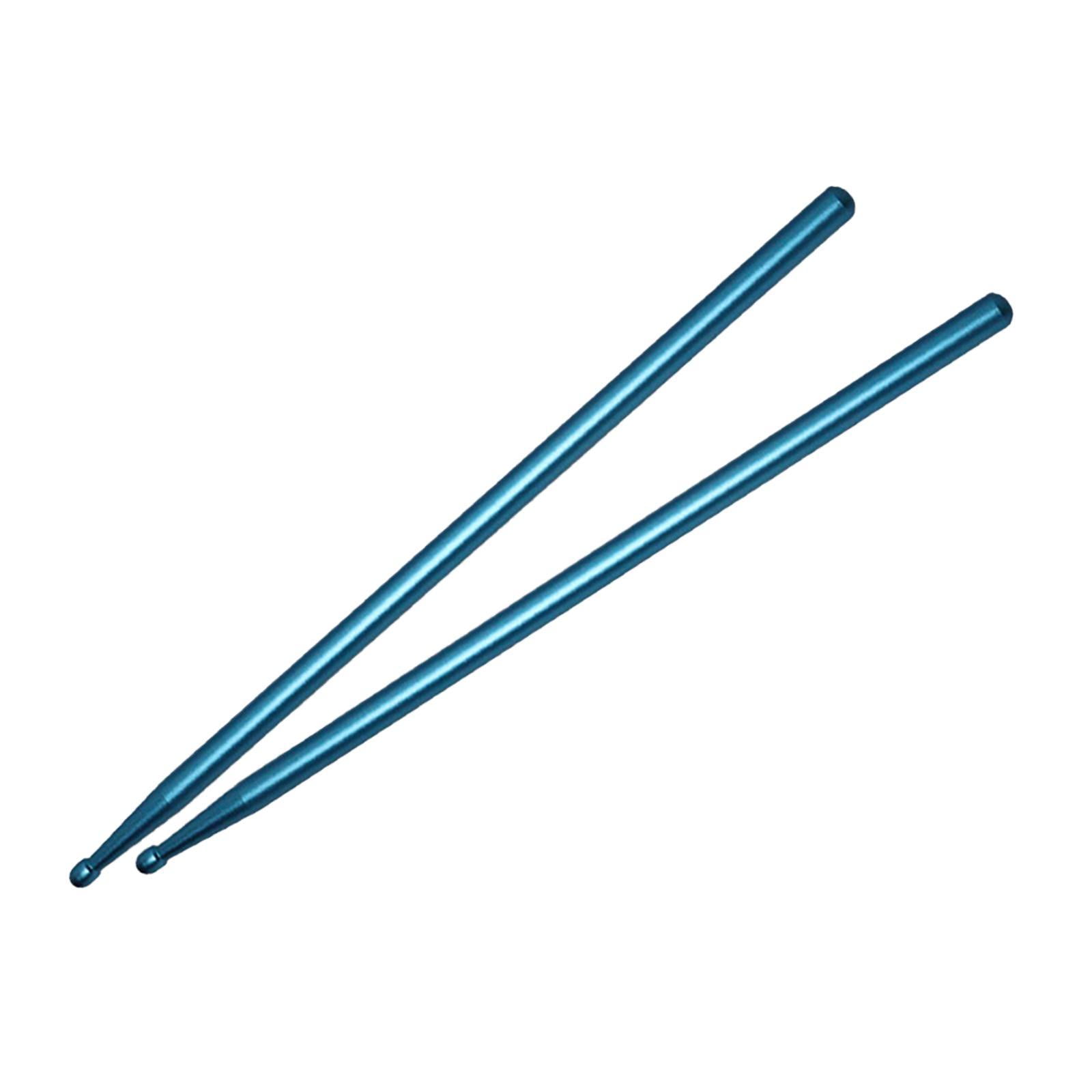 Bothyi - 2 Piezas De Baquetas De Aleación De Aluminio Para Batería De Niños Y Principiantes, Color Azul