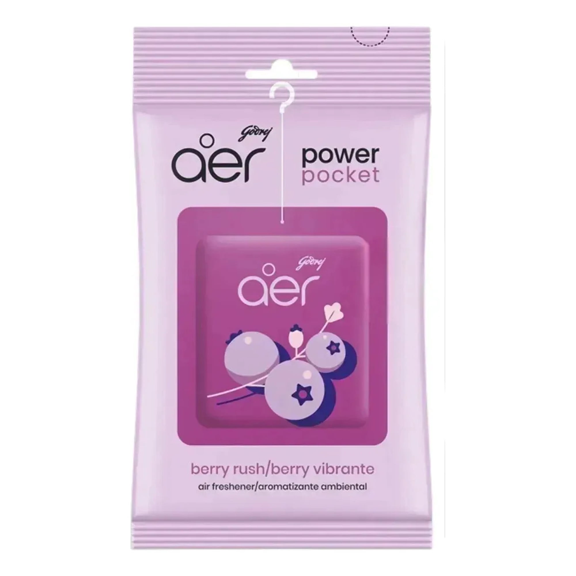 Aer Powe Pocket Aromatizante Ambiental Berry Vibrante 10g