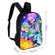 thumbnail image 2 of Kirby Star-theme Backpack, Campus style schoolbag Bookbag with Adjustable Shoulder Straps And Large Zip Compartment, Unisex Travel Bags., 2 of 6