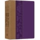 thumbnail image 1 of Biblia de Estudio Barbour Bibles Impresión Grande Flor Violeta, 1 of 8