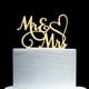 thumbnail image 5 of Topper Para Pastel Mr And Mrs Acrílico Espejo Dorado, 5 of 8