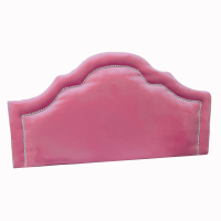 Muebles Rimar - Respaldo Reina De 1 1/2 Plaza Palo Rosa Felpa