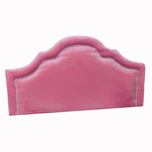 Muebles Rimar - Respaldo Reina De 1 1/2 Plaza Palo Rosa Felpa