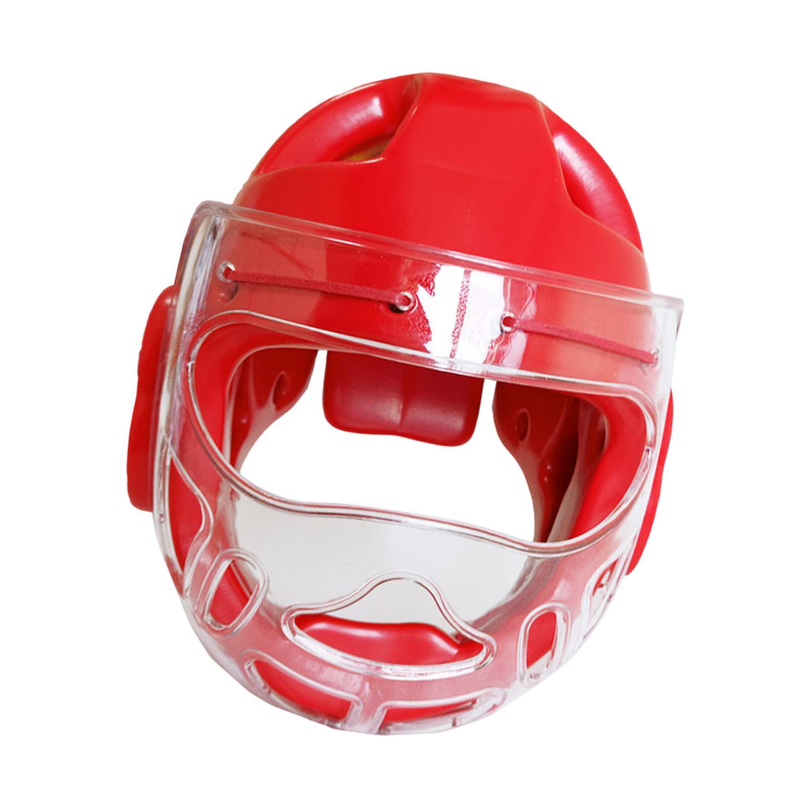 Ioensy - Karate Headgear Ventilado Niños Adultos Deportes Grappling Boxeo Head Gear L