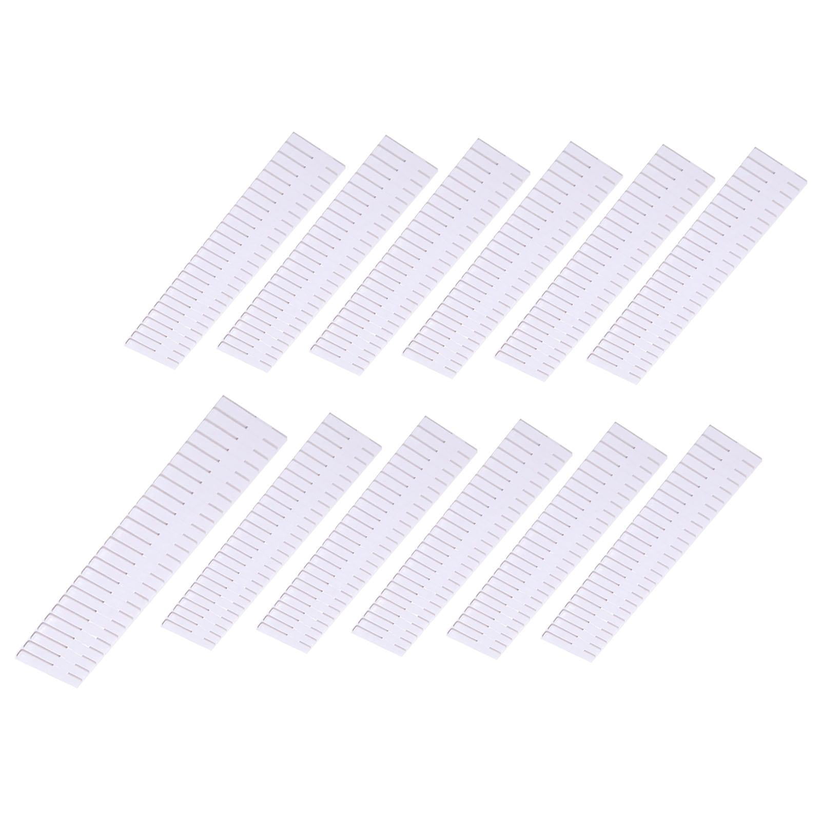 Bothyi - Separadores De Cajones Tablero De Partición De Cajones De Oficina Resistente Para Oficina Cocina Hogar Blanco