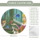 thumbnail image 2 of La Bella Durmiente Princesa Aurora theme Fitted Round Tablecloths Elastic Edged Table Covers Waterproof Table Cloth For Kitchen Holiday Party Tables Decor 150cm, 2 of 6