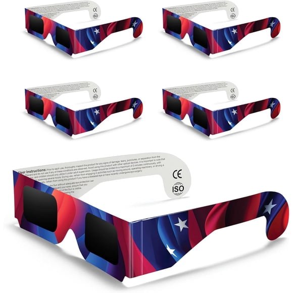 Gafas para eclipse solar Medical King (paquete de 10) 2024 CE e ISO