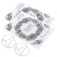 thumbnail image 1 of 2 Juegos De Sellos Transparentes Con Forma De Pluma, Accesorios De Decoración Para Cuadernos Hechos A Mano, 1 of 11