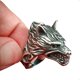 thumbnail image 1 of Anillo Lobo Nordico Hombre Caballero Moda 2019, 1 of 3