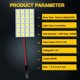 thumbnail image 3 of Panel LED tipo domo YM E-Bright 5050, 24 SMD, 8000 K, 12 V, paquete de 5, 3 of 7