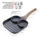 thumbnail image 3 of Sarten Mini 3 Compartimientos Divisiones Huevos PancakeS, 3 of 4