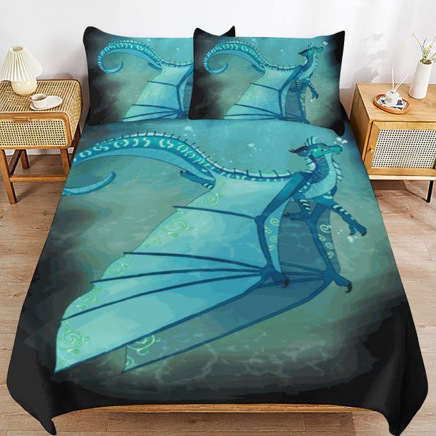 Wings Of Fire WOF Comforter Set 3 Pieces Quilt Cover Set Soft Bedding Sets for All Seasons
