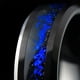 thumbnail image 2 of Anillo de Carburo de Tungsteno Stellar Blue Talla 9 USA Hombre, 2 of 3