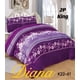 thumbnail image 1 of Cobertor de Invierno de Plush y Chiporro 2 Plazas Violeta Floreado, 1 of 1