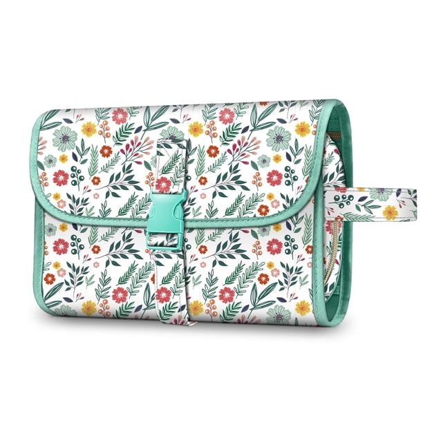 Bolsa de viaje Fintie portátil para artículos de tocador cosméticos, resistente al agua