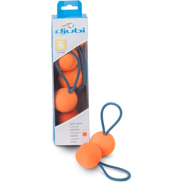 Recambios para pelotas Djubi Slingball, tamaño mediano, 5 pelotas para niños y adultos