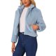 thumbnail image 4 of INSPIRE CHIC Chaqueta de Piel Recortada para Mujer Solapa Cárdigan Peludo Bolero 2026 Invierno Abrigo Corto de Piel Sintética Conjuntos M Azul Claro, 4 of 6