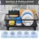 thumbnail image 2 of Escurridor de platos Urackify compacto y ampliable con soporte para cubiertos, 2 of 7