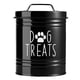 thumbnail image 5 of Contenedor Portátil Para Almacenar Comida Para Perros, Sellado, Asa De Metal Resistente, Frasco Para Mascotas De 54 Oz, Color Negro, 5 of 6