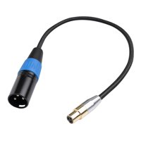 Magideal - Cable Adaptador Xlr A Mini Xlr De Reducción De Ruido De Cables De Extensión De Sonido Adaptador De Micrófono Para Mezclador , 0.3M