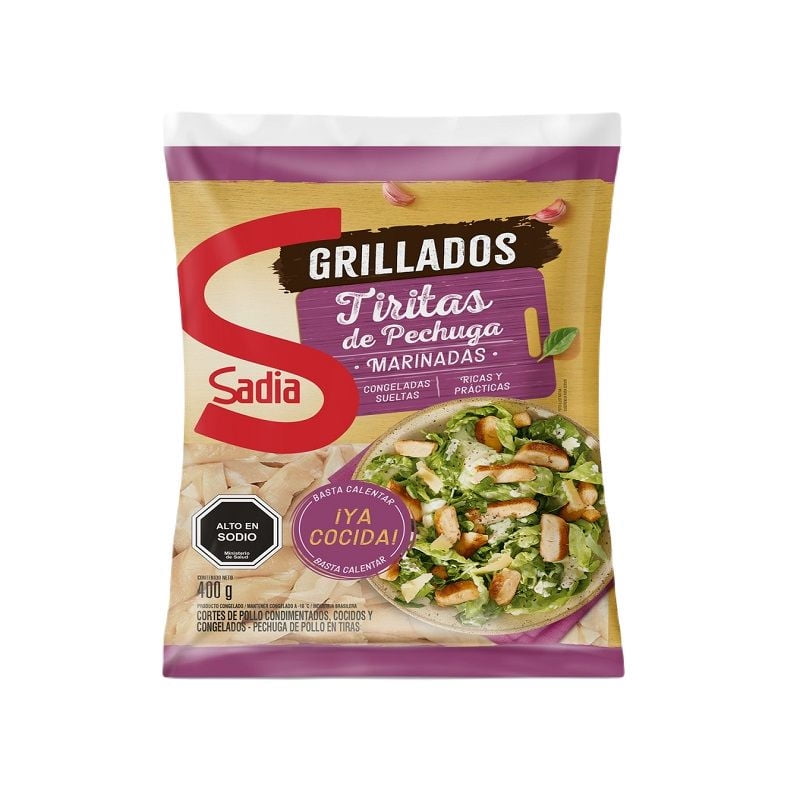 Pollo Tiritas De Pechuga Marinada 400 g Sadia
