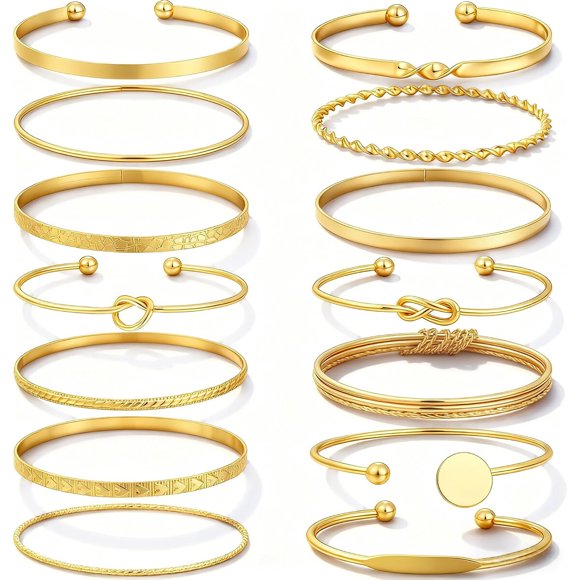 Pulseras Esclavas FAXHION 14 Piezas
