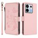 thumbnail image 2 of Funda Cartera Mariposa para [Xiaomi Redmi Note 13 Pro 5G] con Soporte y Cremallera Rosa, 2 of 6