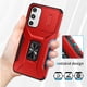 thumbnail image 3 of Funda Armada para Samsung Galaxy A16 con Tapa Deslizante y Soporte Magnético Giratorio Rojo, 3 of 5