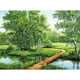 thumbnail image 1 of DIY Landscape 5D ArtificialDiamond Painting Full Round Diamond Mosaic Flower Diamond Embroidery Cross Stitch Wall Art Decor, 1 of 3