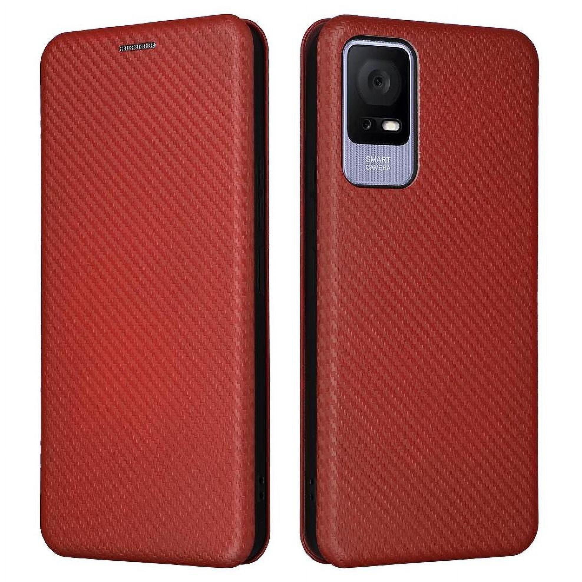 Funda Flip Para Foxdock Tcl 405 - Funda Magnética De Negocios, Funda Protectora Delgada