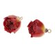 thumbnail image 5 of 2 Piezas Resina Seca Flor Rosa Encantos DIY Fabricación De Joyas Amarillo Naranja, 5 of 5