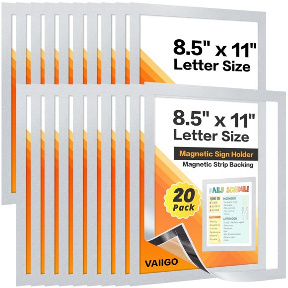 Portasigno VAIIGO 21x28 cm Pack de 20 Plata