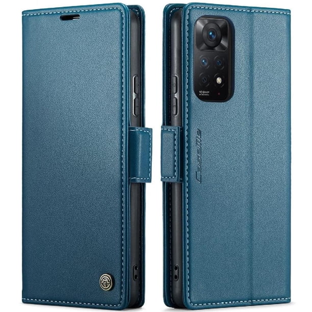 CaseMe tipo cartera Xiaomi Redmi Note 12 Pro 4G con cierre magnético, RFID, tarjetero, soporte, carga inalámbrica