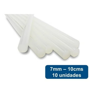 Rex - Barras De Silicona 7Mm 10Cms 10Un.