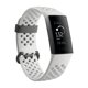 thumbnail image 1 of Monitor de actividad física Fitbit Charge 3 SE, silicona blanca y grafito, talla única (correas S y L incluidas), 1 unidad (paquete de 1), 1 of 9
