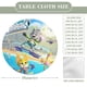 thumbnail image 2 of Los Casos De Las Criaturas theme Fitted Round Tablecloths Elastic Edged Table Covers Waterproof Table Cloth For Kitchen Holiday Party Tables Decor 150cm, 2 of 6