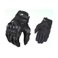 Mundo Accesorios - Guantes De Cuero Para Motos Con Protección Y Touch M