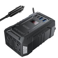 Inversor De Corriente Para Coche Vansoet 400 W Dc 12 V A 110 V Ac Con Usb