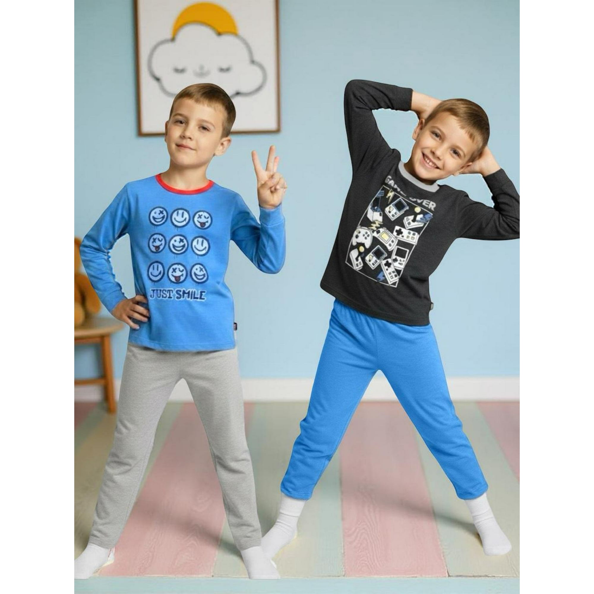 Tiare - Pack 2 Pijamas Niño Smile-game Multicolor 4